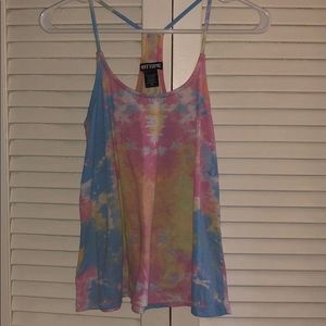 Pastel Tie-Dye Racerback Camisole